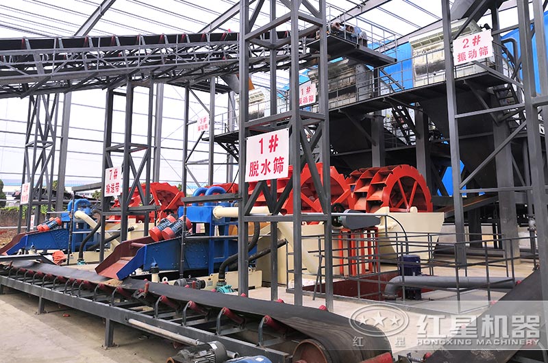 洗砂机工作现场图片 洗砂机工作现场图片