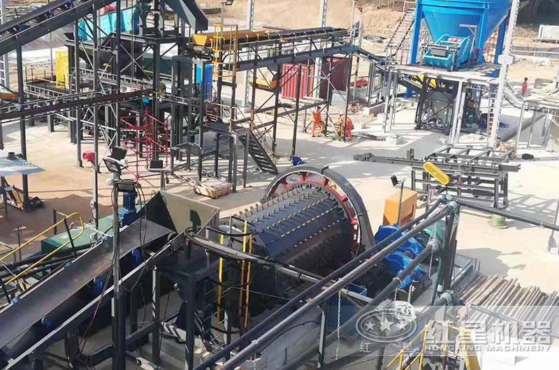 棒磨机工作现场实拍图 棒磨机工作现场实拍图