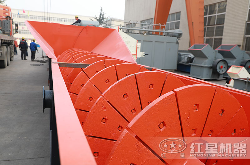 螺旋洗石机局部细节图 螺旋洗石机局部细节图