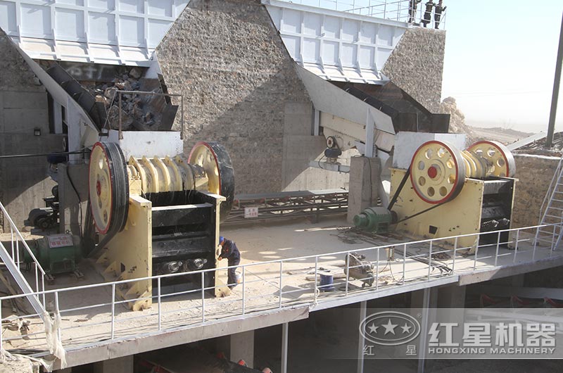 河北客户日产3万吨破碎生产线 河北客户日产3万吨破碎生产线