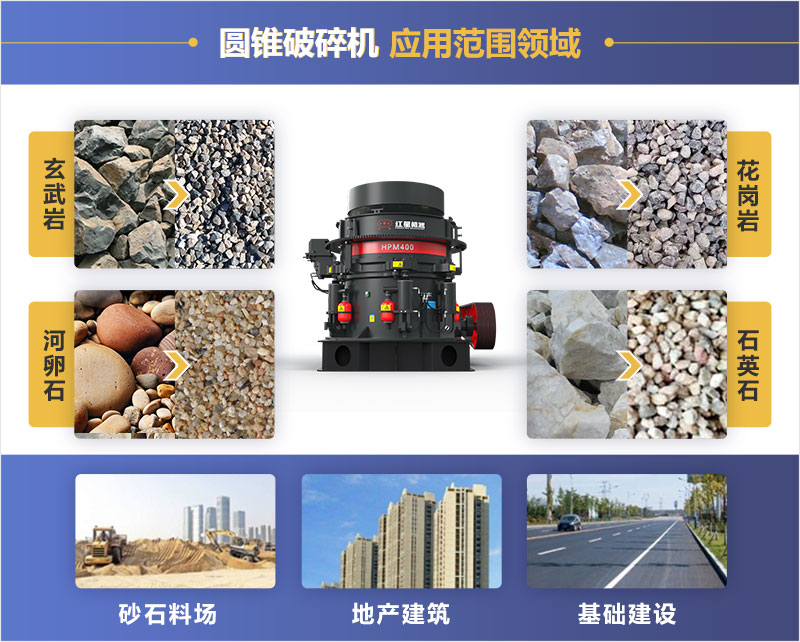 圆锥破碎机应用领域 圆锥破碎机应用领域