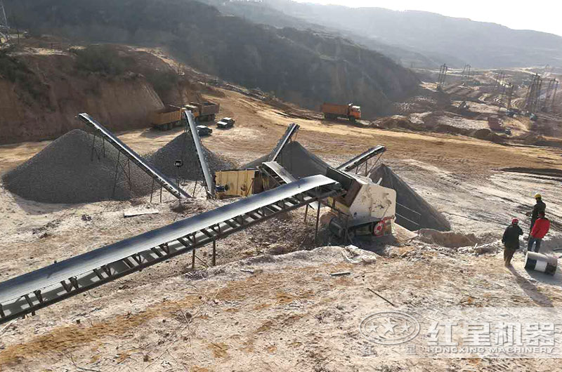 反击破碎机工作现场实拍图 反击破碎机工作现场实拍图