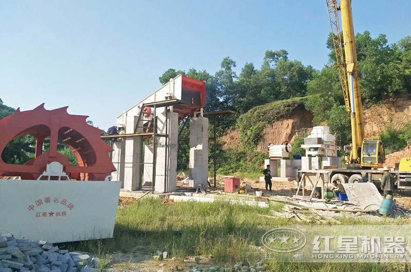 ��ʯ��ɰϴɰ�豸��װ�ֳ�